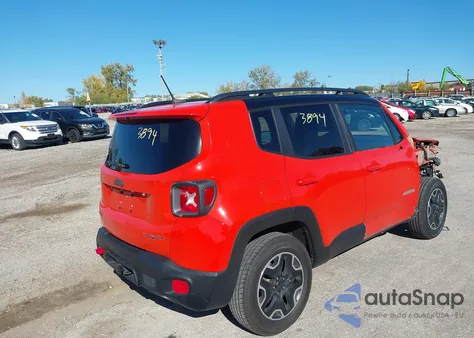 2017 Jeep Renegade Trailhawk 4X4 from USA, damaged, VIN ZACCJBCB2HPF95331